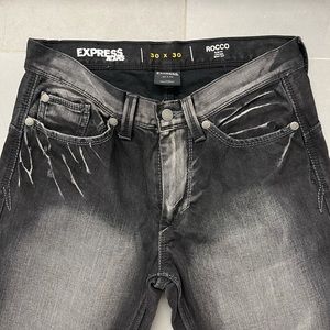 Men Express Jeans 30 x 30 Rocco slim fit low rise boot cut